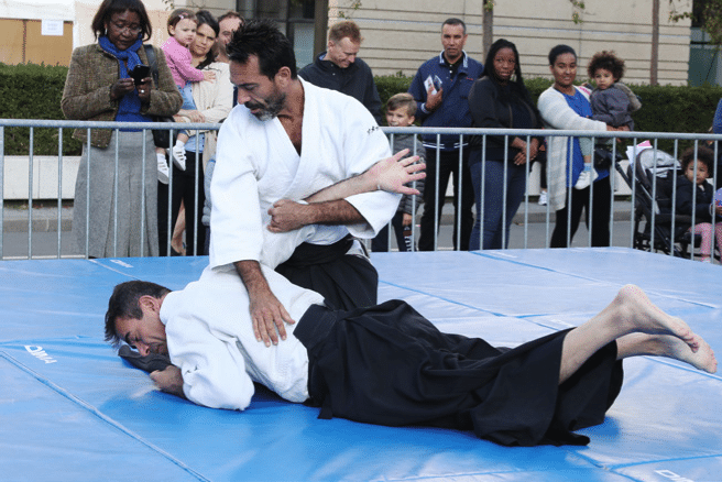 Démonstration d'aïkido au Boulogne Aïkido Club